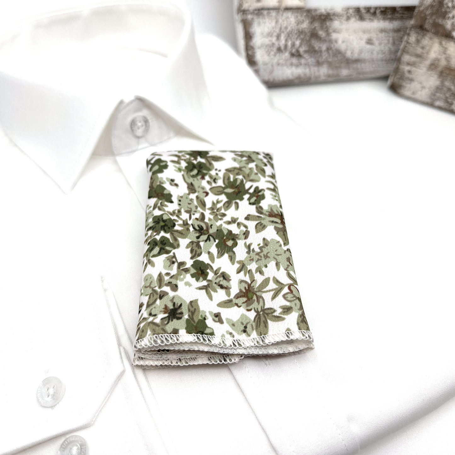 Olive Green Bow tie, Floral Groom Bow tie, Wedding Floral Bow tie