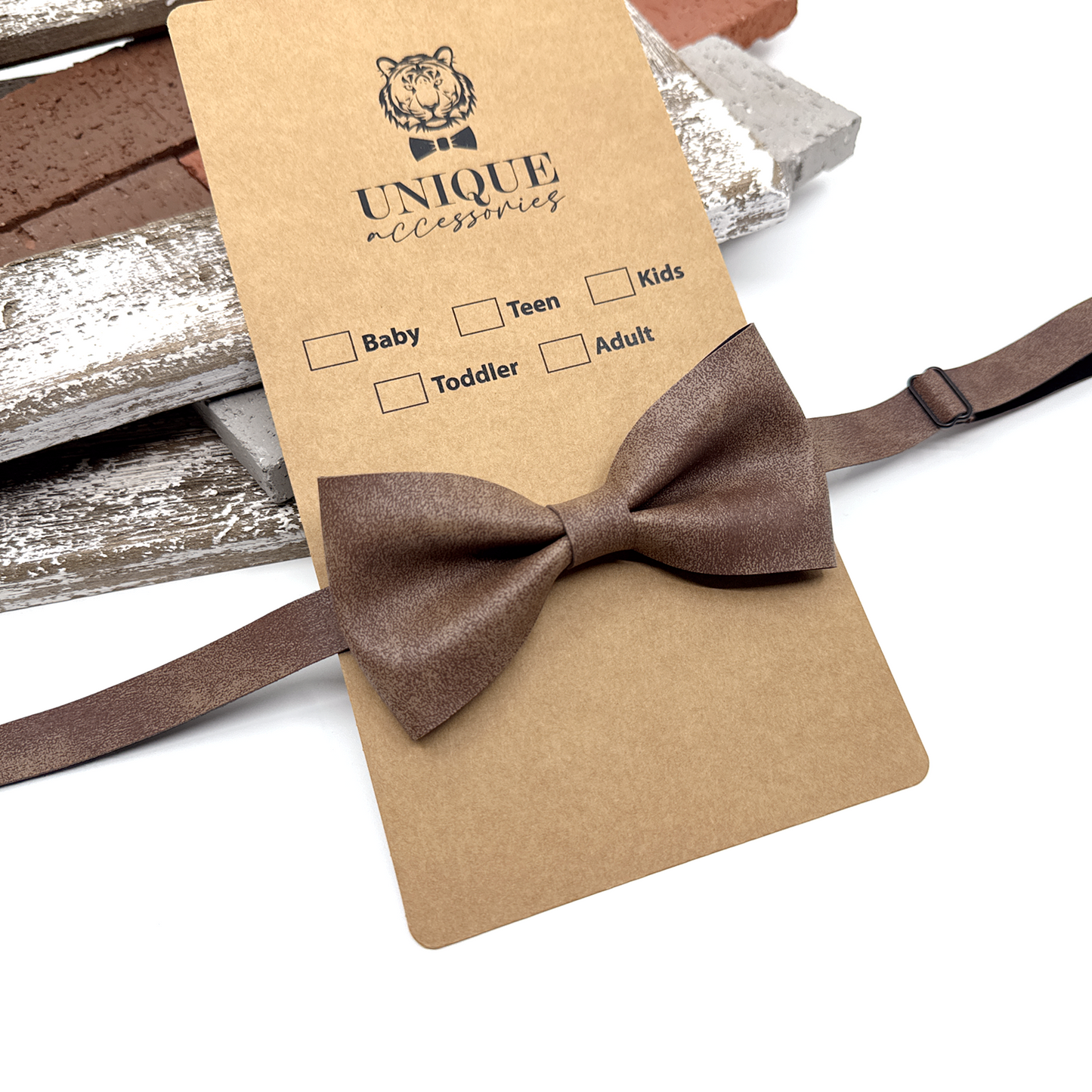 Brown Taupe Suspenders, Brown Suspender Bowtie Set, Wedding Suspenders