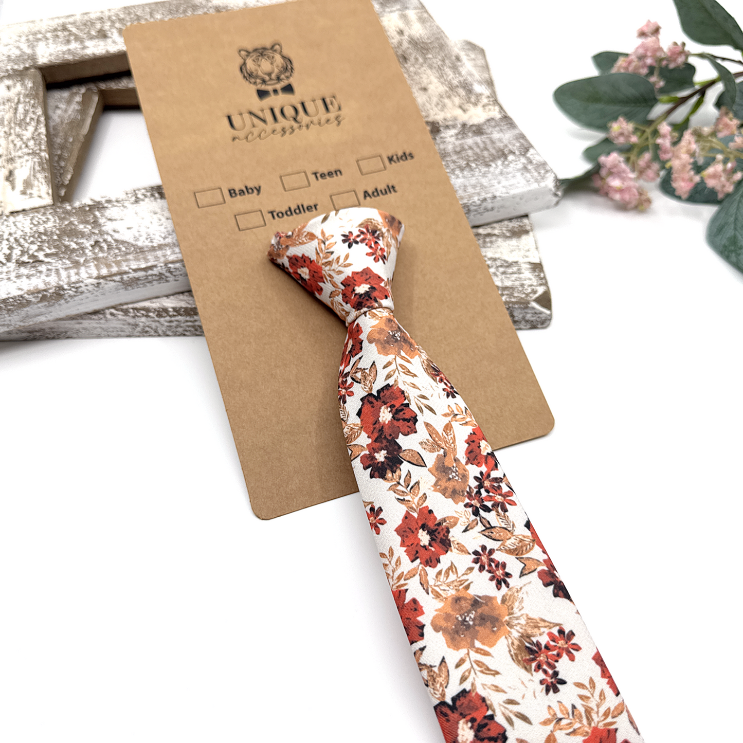 Burnt Orange Suspenders, Suspender Bowtie Set Wedding Suspenders