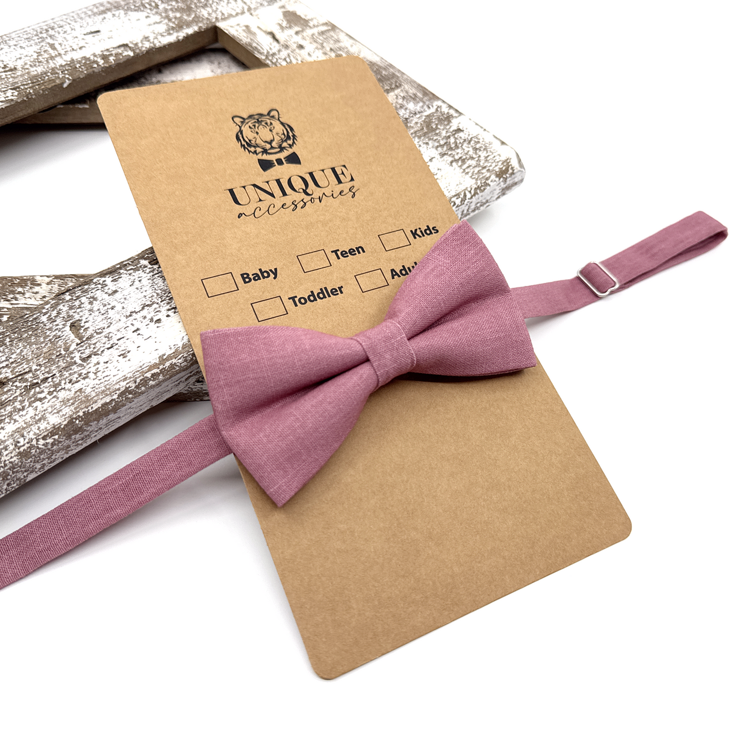 Dusty Rose Suspenders, Linen Suspender Bowtie Set, Suspender Necktie, Wedding Suspenders, Groomsmen Suspenders
