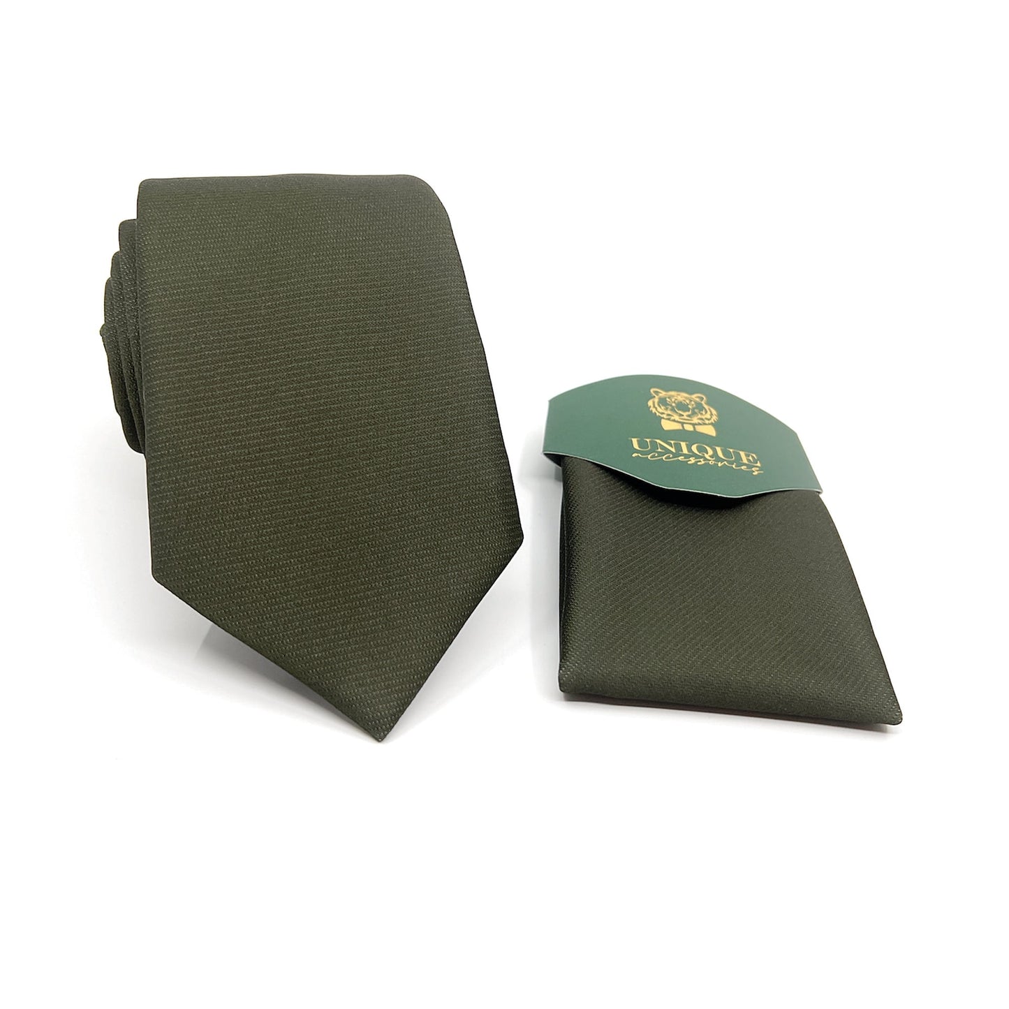 Olive Green Necktie, Wedding Neckties, Groom Necktie,