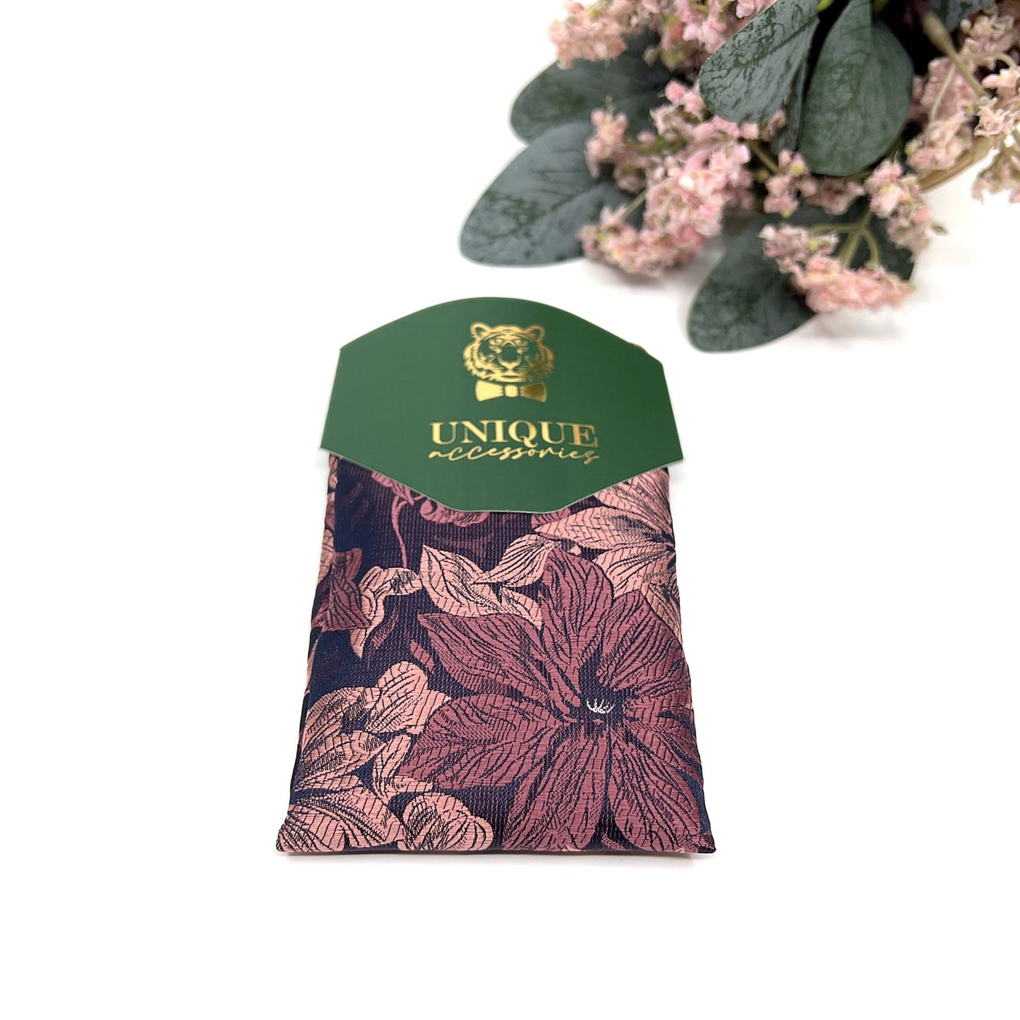 Dusty Rose Floral Necktie, Mens Neckties, Wedding Necktie, Goom Necktie