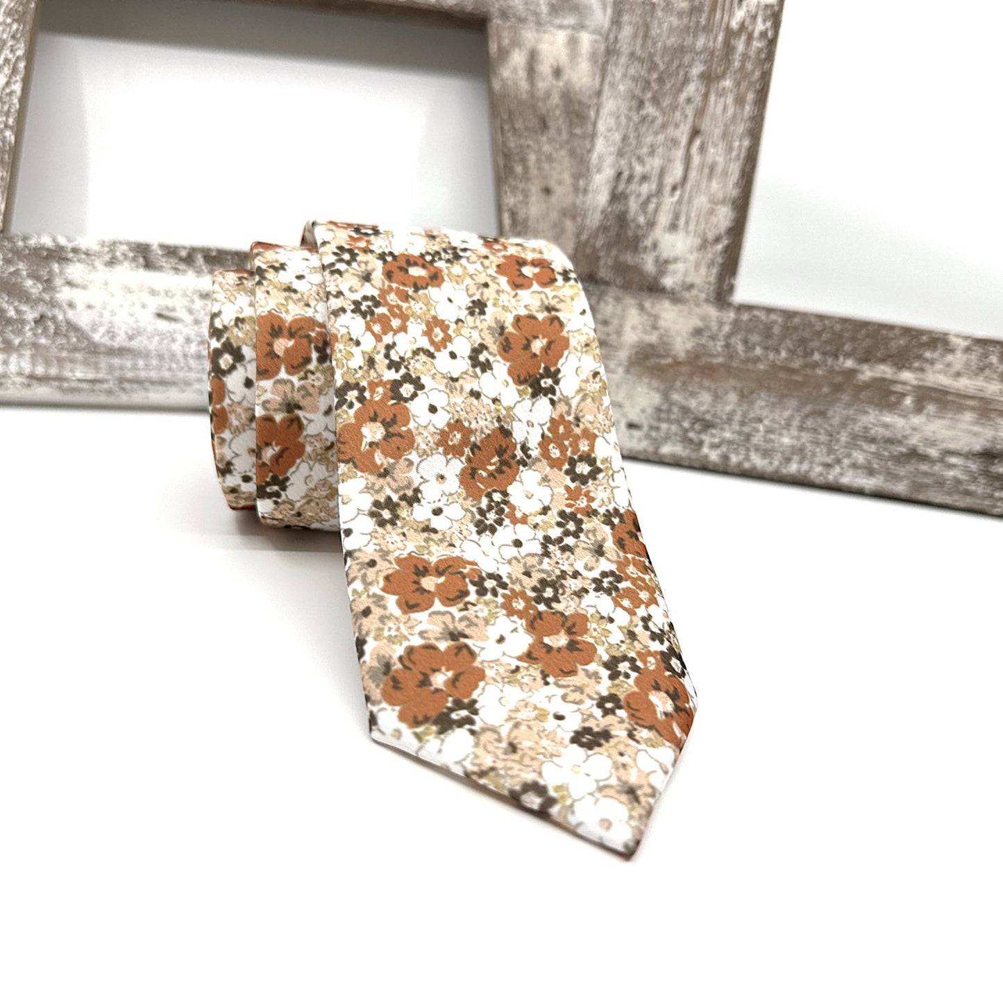 Floral Necktie, Floral Men Necktie, Wedding Floral Ties, Groom Floral Necktie