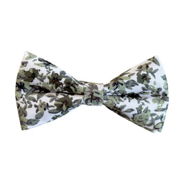 Sage Green Floral Bow Tie for Men, Boys and Toddlers