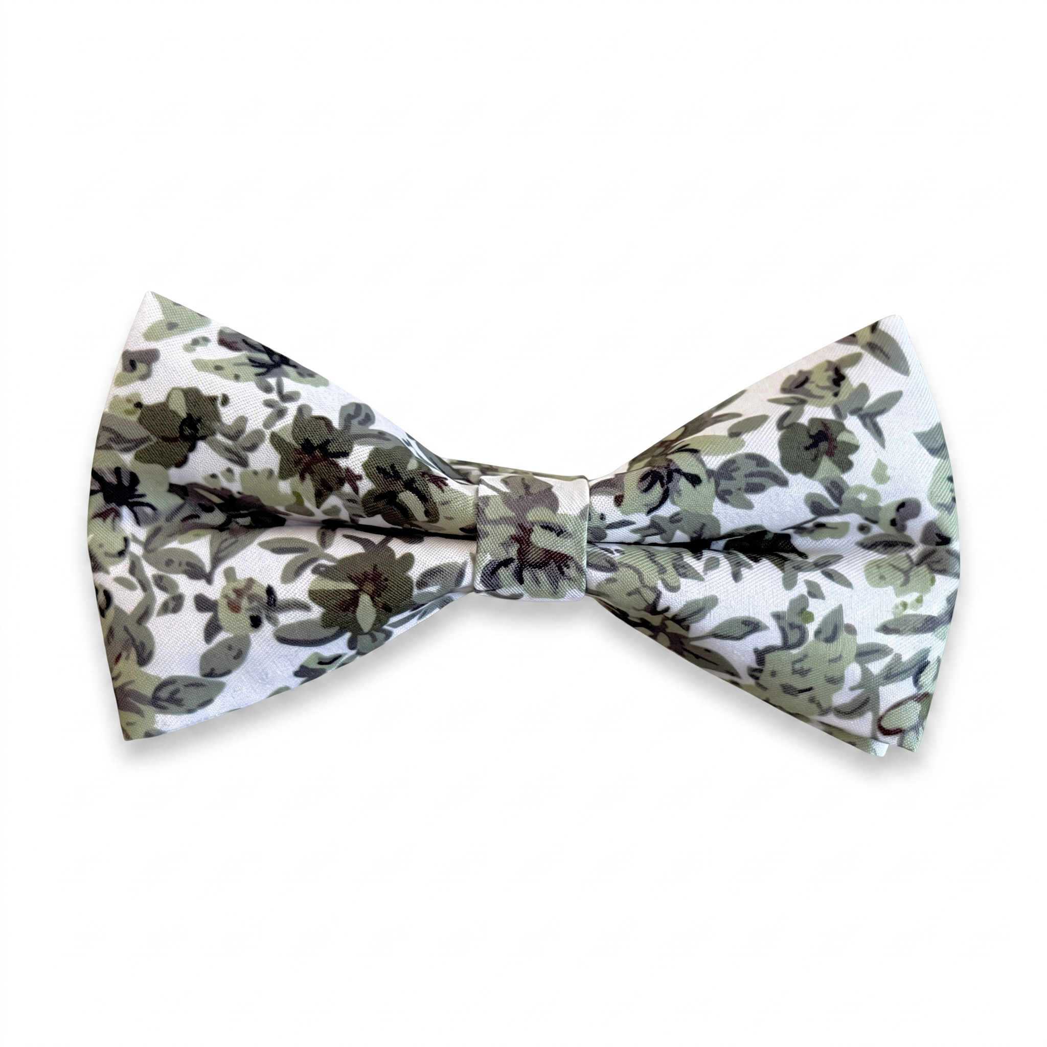 Sage Green Floral Bow Tie for Men, Boys and Toddlers