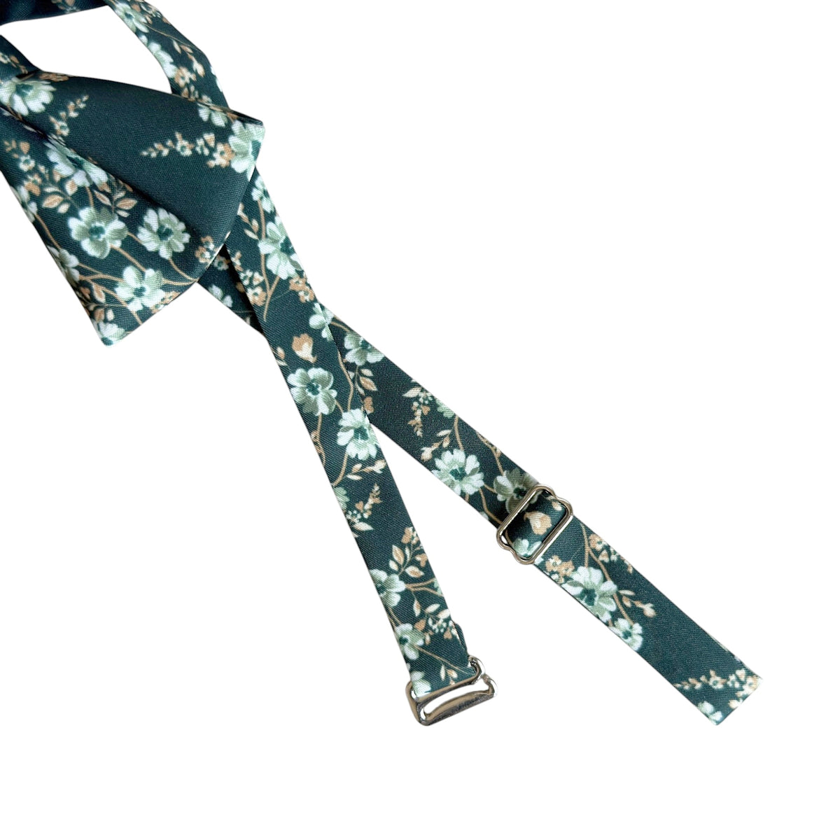 Dark Green Floral Bow Tie for Men, Boys and Toddlers